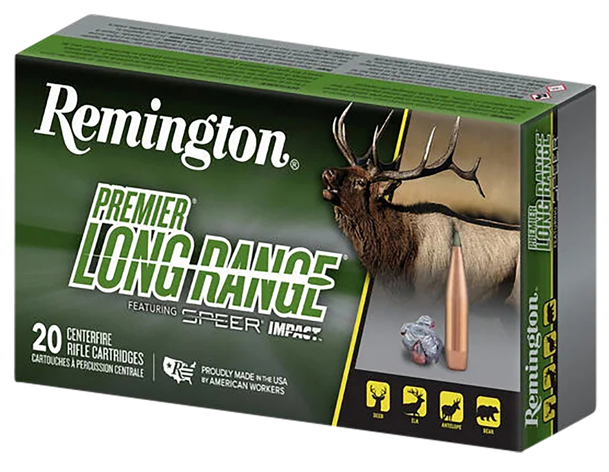 Remington Ammunition Premier Long Range 7mm Rem Mag 175gr Speer Impact 20rd - Box or Case