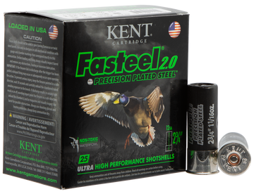 Kent Cartridge Fasteel 2.0 12 Gauge 2.75" 1-1/16 oz BB Shot - Box or Case