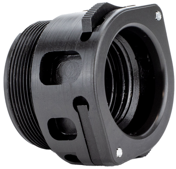 KGM Suppressors A-QDA-DL QD Adapter 1.375x24 Steel Nitride Black - Dual Latch