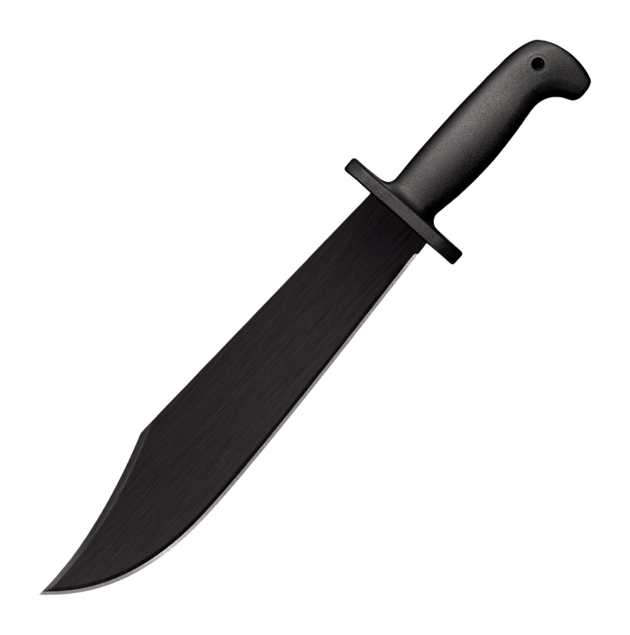 Cold Steel Black Bear Bowie Fixed Blade Knife 12" 1055 Carbon Steel Clip Point