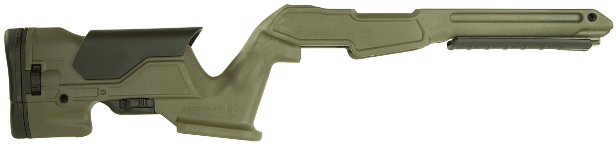 Archangel AAP1022OD Precision Stock OD Green Synthetic Fixed Adjustable Cheek Riser for Ruger 10/22