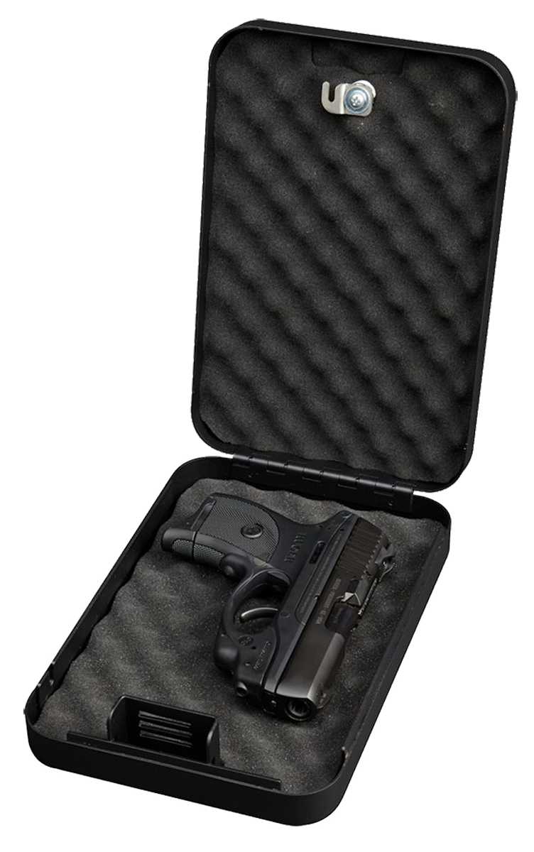 Bulldog BD1121 Personal Vault Key Entry Black Powder Coat Steel Holds 1 Handgun