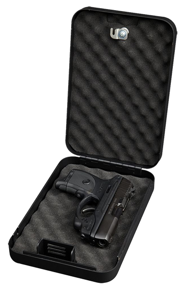Bulldog BD1121 Personal Vault Key Entry Black Powder Coat Steel Holds 1 Handgun