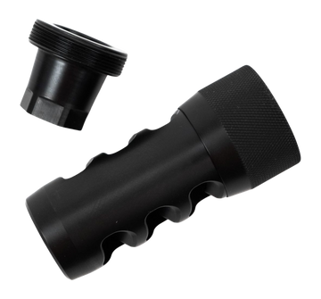 Area 419 Hellfire Self Timing Muzzle Brake 7mm/30 Cal 1/2-28 Black Nitride