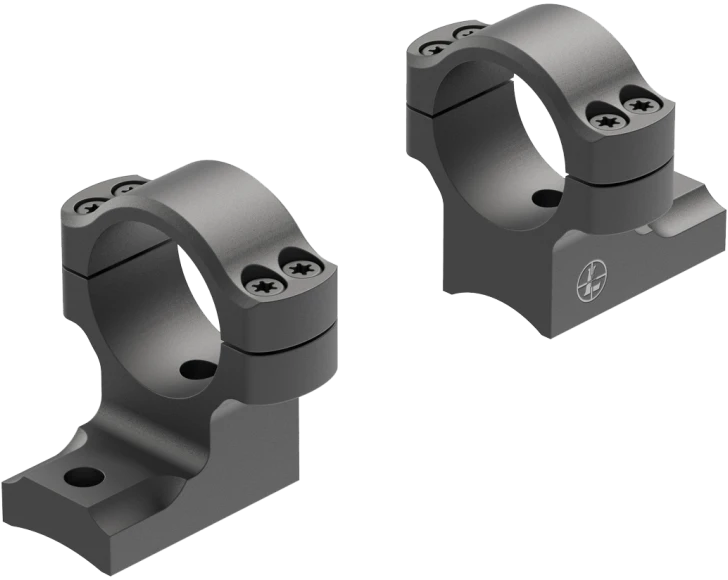 Leupold BackCountry 2-Piece Ring Mount 1" Medium Matte Black - Winchester 70