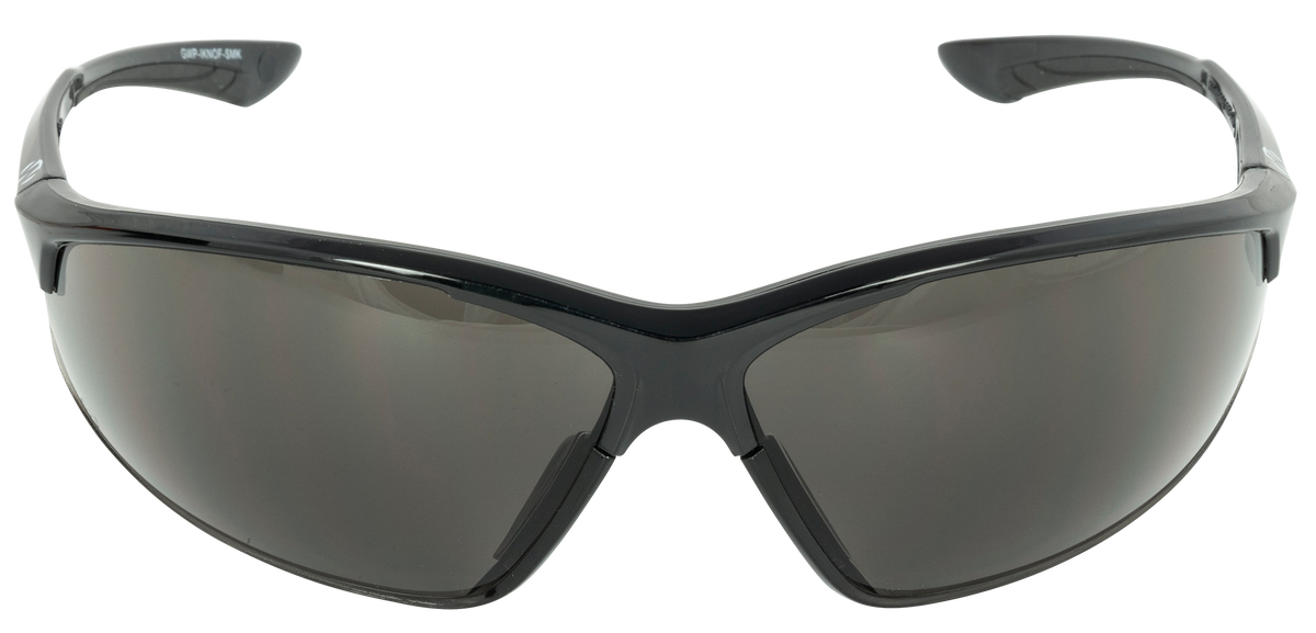 Walkers Game Ear IKON Tanker Ballistic Eyewear Smoke Gray Lens Matte Black Open Frame