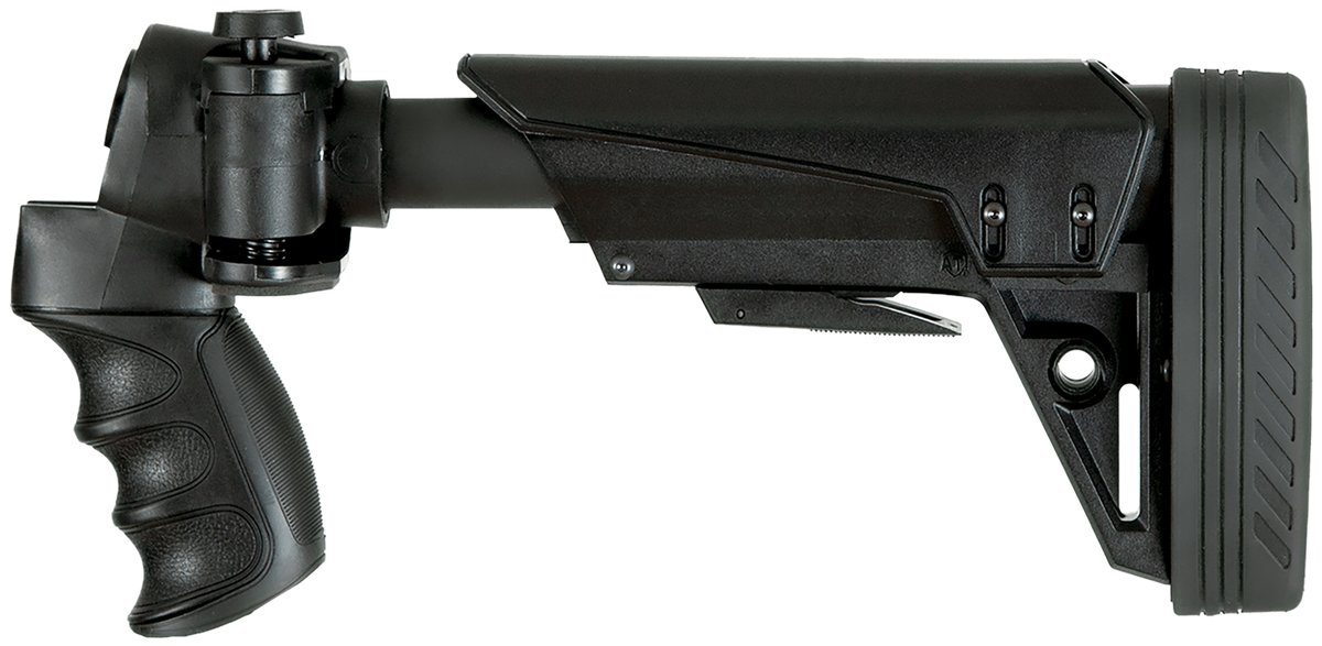 Advanced Technology Strikeforce GEN2 12 Gauge 6-Position Side-Folding Shotgun Stock - Black