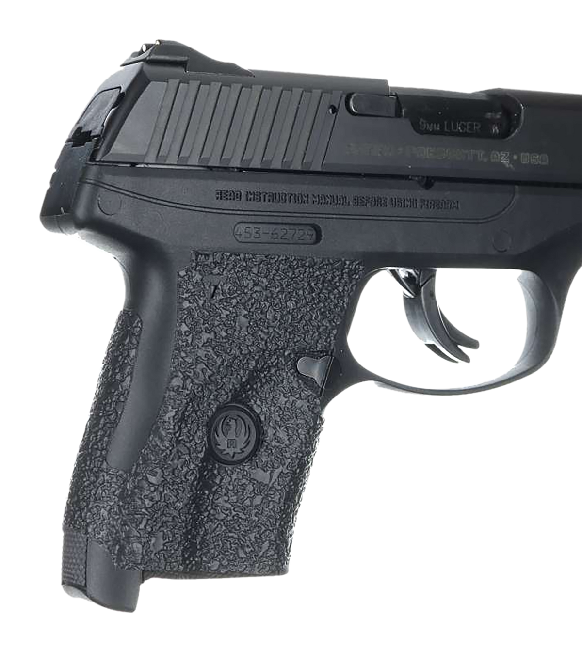 Talon Grips 508R Adhesive Grip Textured Black Rubber for Ruger LC9s/EC9s