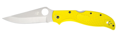 Spyderco Stretch 2 XL Lightweight Salt 3.95" H-2 Plain Edge Yellow FRN Folding Knife