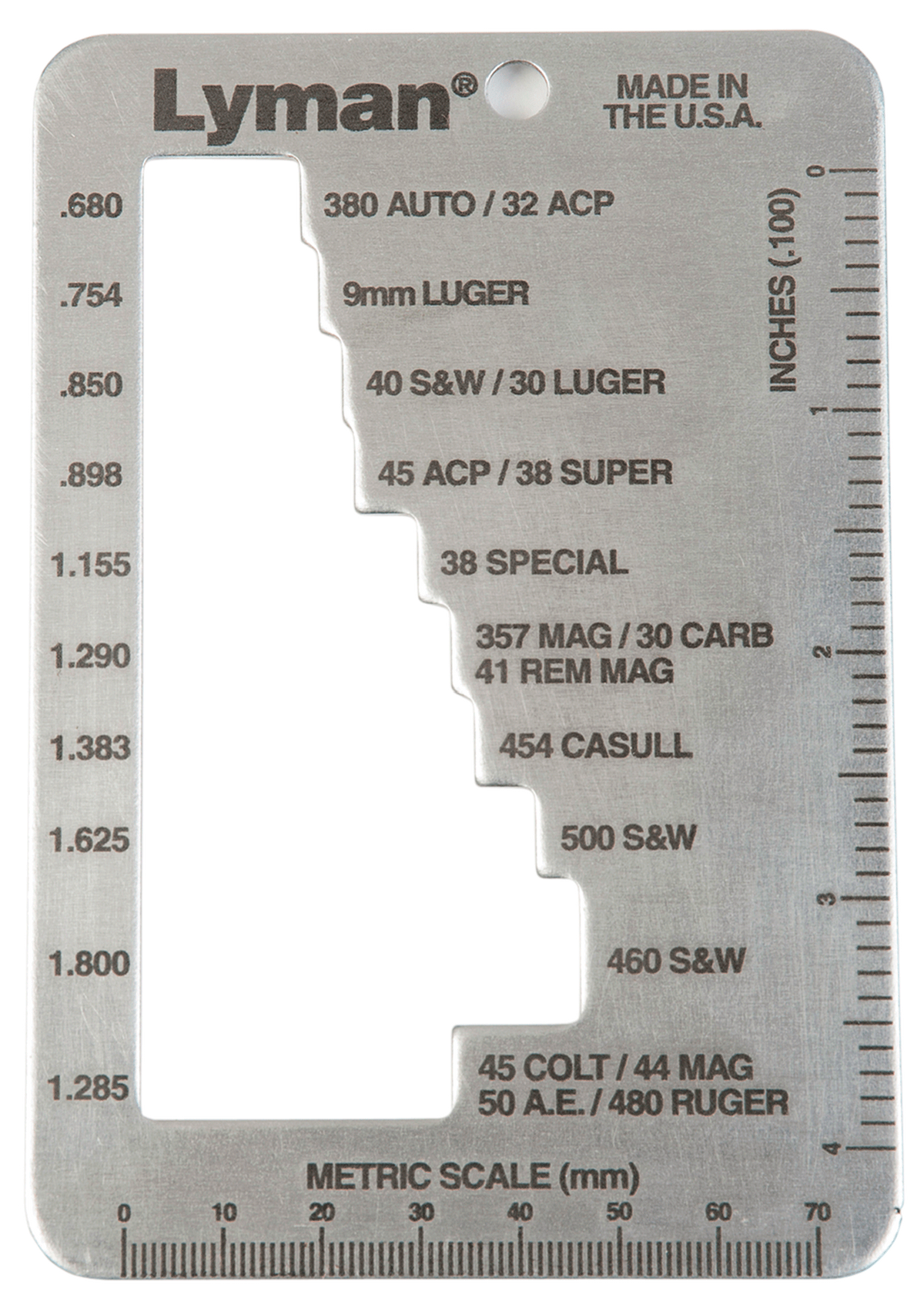 Lyman E-Zee Case Length Gauge Pistol/Revolver - Over 70 Cases