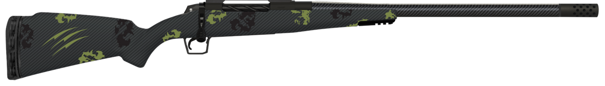 Fierce Firearms CT Rogue 300 PRC 24" 3+1 Bolt Action Rifle - Black Cerakote / Forest Camo