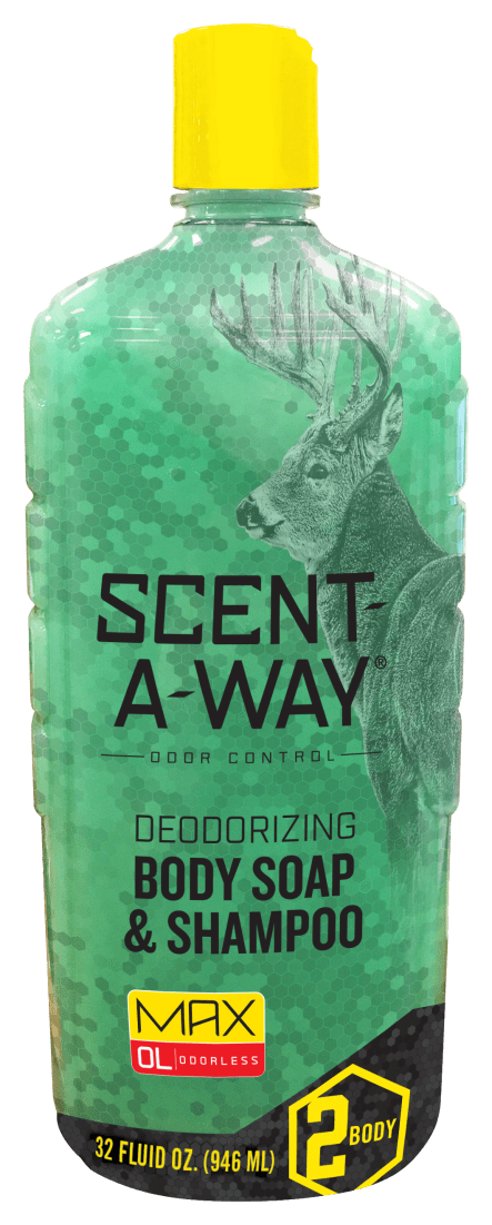 Scent-A-Way Shampoo/Body Wash Odor Eliminator 32 oz Bottle - Odorless