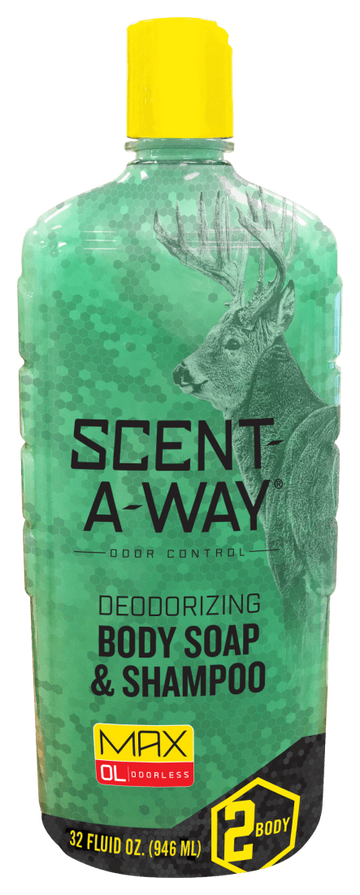 Scent-A-Way Shampoo/Body Wash Odor Eliminator 32 oz Bottle - Odorless