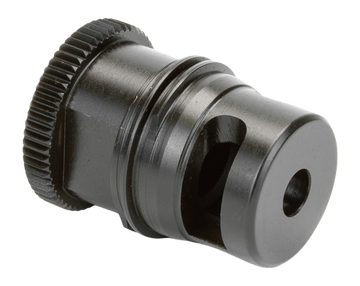 Griffin Armament DLM556 DUAL-LOK Minimalist Muzzle Brake 5.56mm 1/2x28 17-4 Stainless Steel - Black Nitride