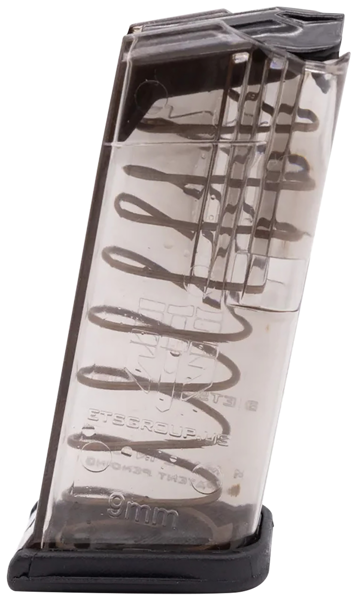 ETS Group GLK-26 9mm Luger 10rd Clear Polymer Magazine - Fits Glock 26 Gen 1-5