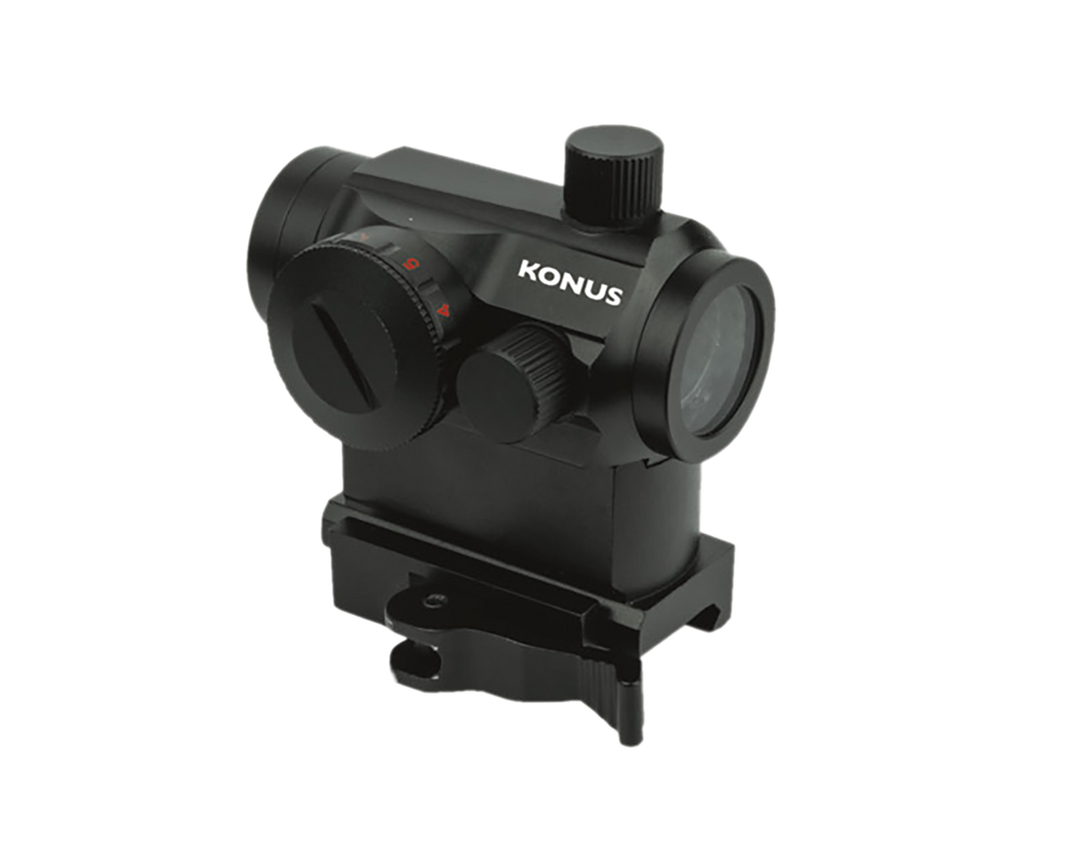 Konus Pro Nuclear 1x22mm 3 MOA Red/Green Dot Sight - Matte Black
