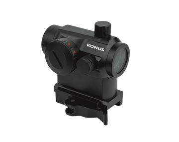 Konus Pro Nuclear 1x22mm 3 MOA Red/Green Dot Sight - Matte Black