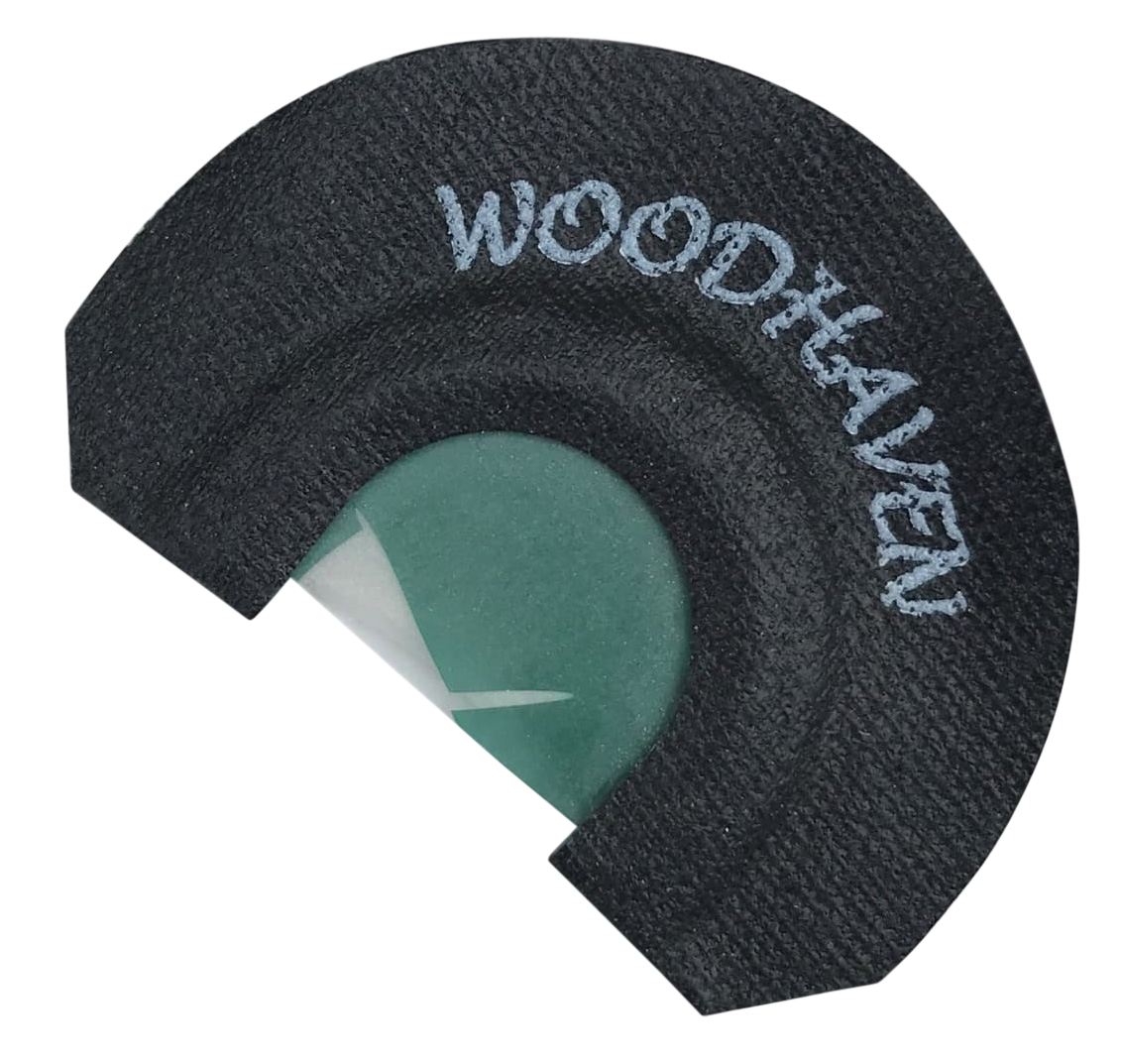 WoodHaven Custom Calls Ninja Hammer 3-Reed Turkey Diaphragm Mouth Call - Black