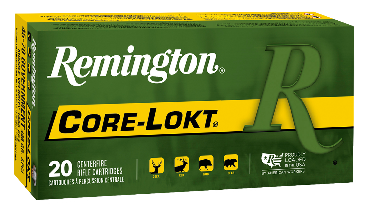 Remington Ammunition Core-Lokt 45-70 Government 405gr Soft Point - Box or Case