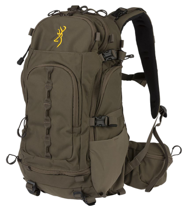 Browning Whitetail 1900 Nylon 12" W x 8" D x 20" H Brown Day Pack