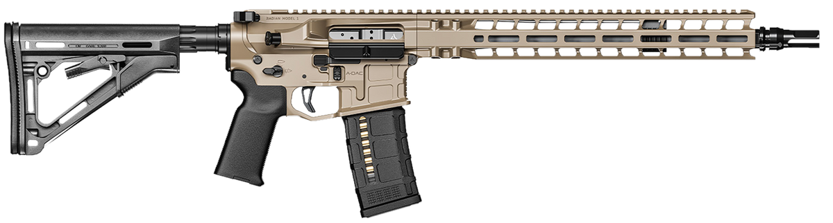 Radian Weapons Model 1 Carbine 223 Wylde 14.50" 30+1 Semi-Auto Rifle - FDE Billet, Pinned & Welded