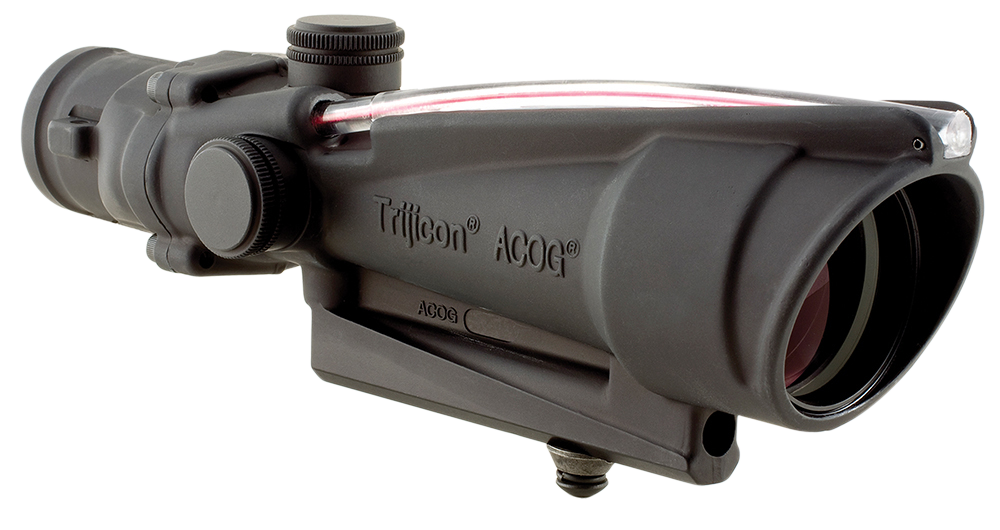 Trijicon ACOG 3.5x35mm .223/5.56 BDC Illuminated Red Donut Riflescope - Black Hardcoat Anodized