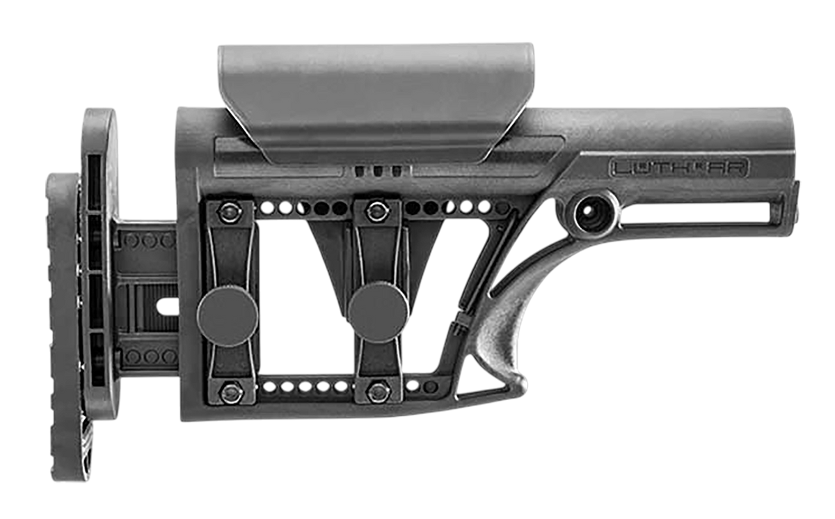 Luth-AR MBA-1 Buttstock AR-15/AR-10 Black 10.50" OAL Ambidextrous