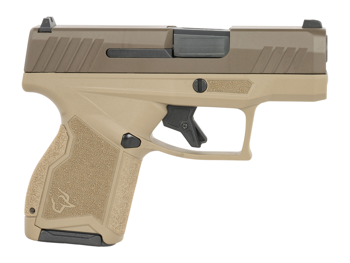 Taurus GX4 Micro-Compact 9mm Luger 3.06" 11+1 Semi-Auto Pistol - Black DLC Slide / Stainless Frame