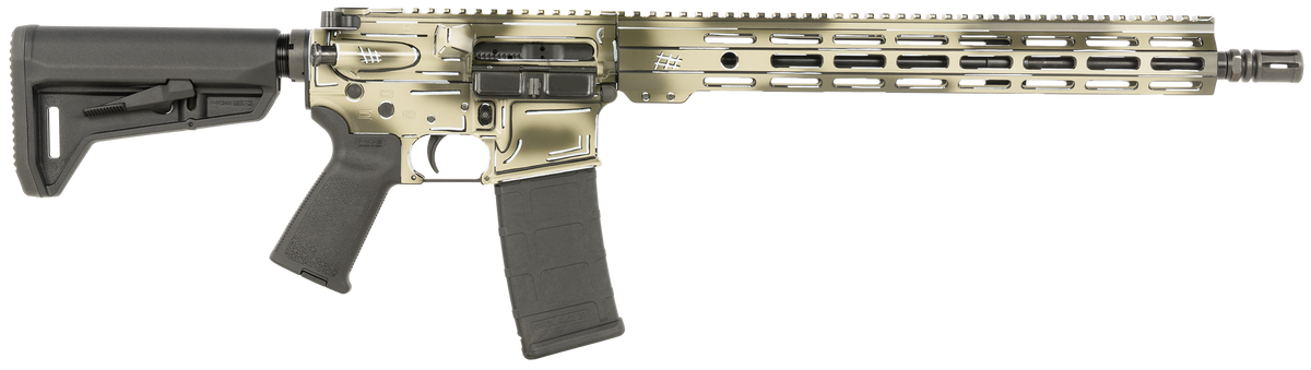 Shark Coast Tactical Anime-15 5.56 NATO 16" 30+1 Semi-Auto AR-15 Rifle - OD Green Anime