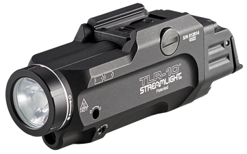 Streamlight TLR-10 Gun Light w/Red Laser 1,000 Lumens White LED Black Anodized