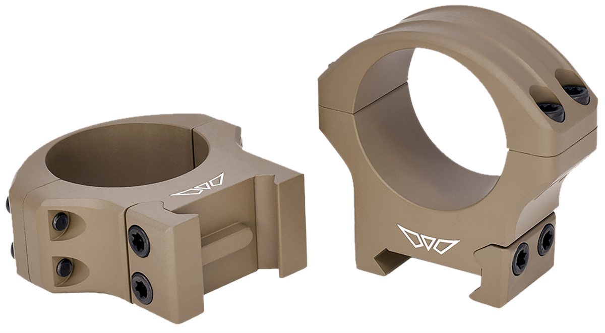 Warne HyperLite 30mm Medium Scope Rings - Dark Earth Cerakote MagnaFusion Alloy
