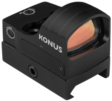 Konus Fission 4.0 Red Dot Sight 1x 4 MOA Multiple Reticle - Weaver/Delta Point Mount