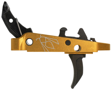 CMC Triggers 47507 Drop-In AK-47 Yella Jacket Combat Trigger Group 2.0 Single-Stage Curved 3.5 lbs Trigger
