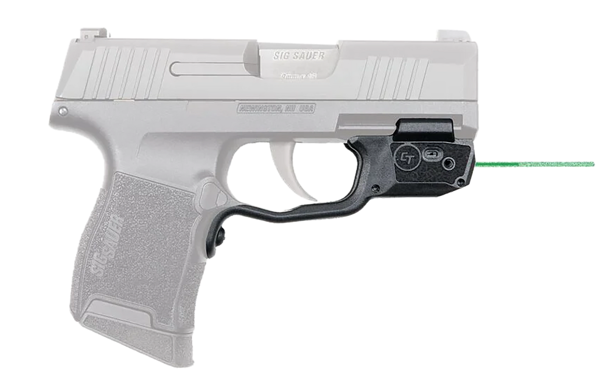 Crimson Trace LG-422G Laserguard Green Laser Sight for Sig Sauer P365/P365XL/P365SAS - Black Polymer