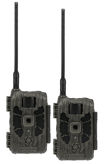 Walkers Game Ear Stealth Cam Deceptor Max 3.0 Cellular Trail Camera 50MP 1440P - 2-Pack