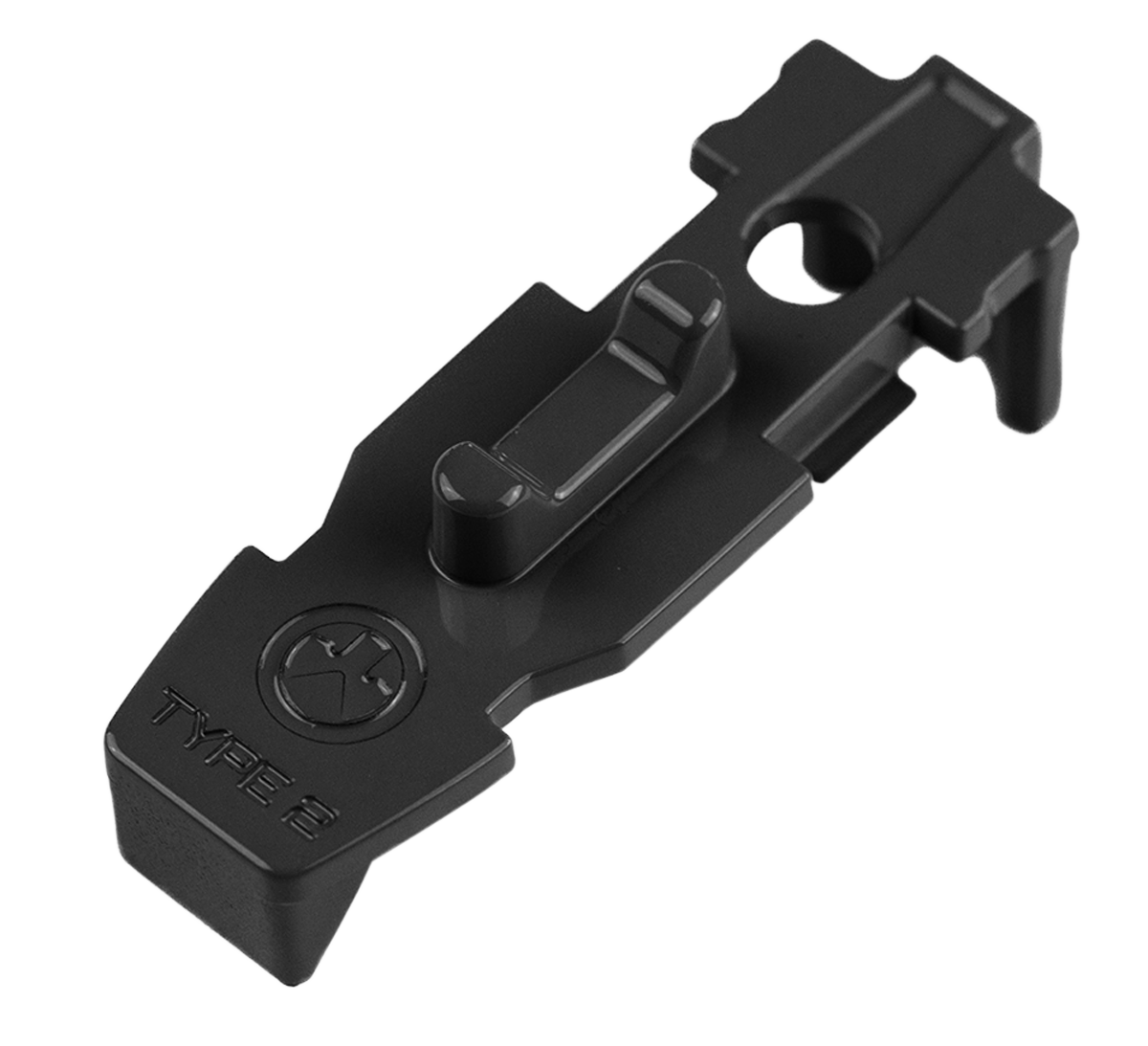 Magpul Tactile Lock-Plate Type 2 1/8" Double Ridge Polymer for PMAG AR/M4 GEN M3 Floor Plates - 5 Pack