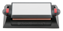 Accusharp 025C Tri-Stone Deluxe Sharpening System Coarse/Medium/Fine Diamond, Alumina, Ceramic Rubber Handle