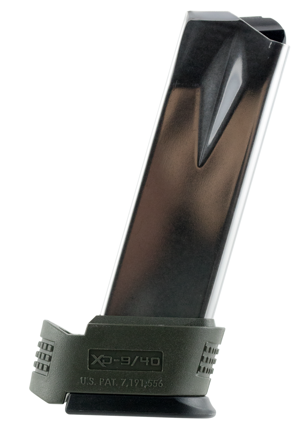 Springfield Armory XD0933 XD Subcompact 9mm Luger 16rd Extended Magazine - Silver/OD Green