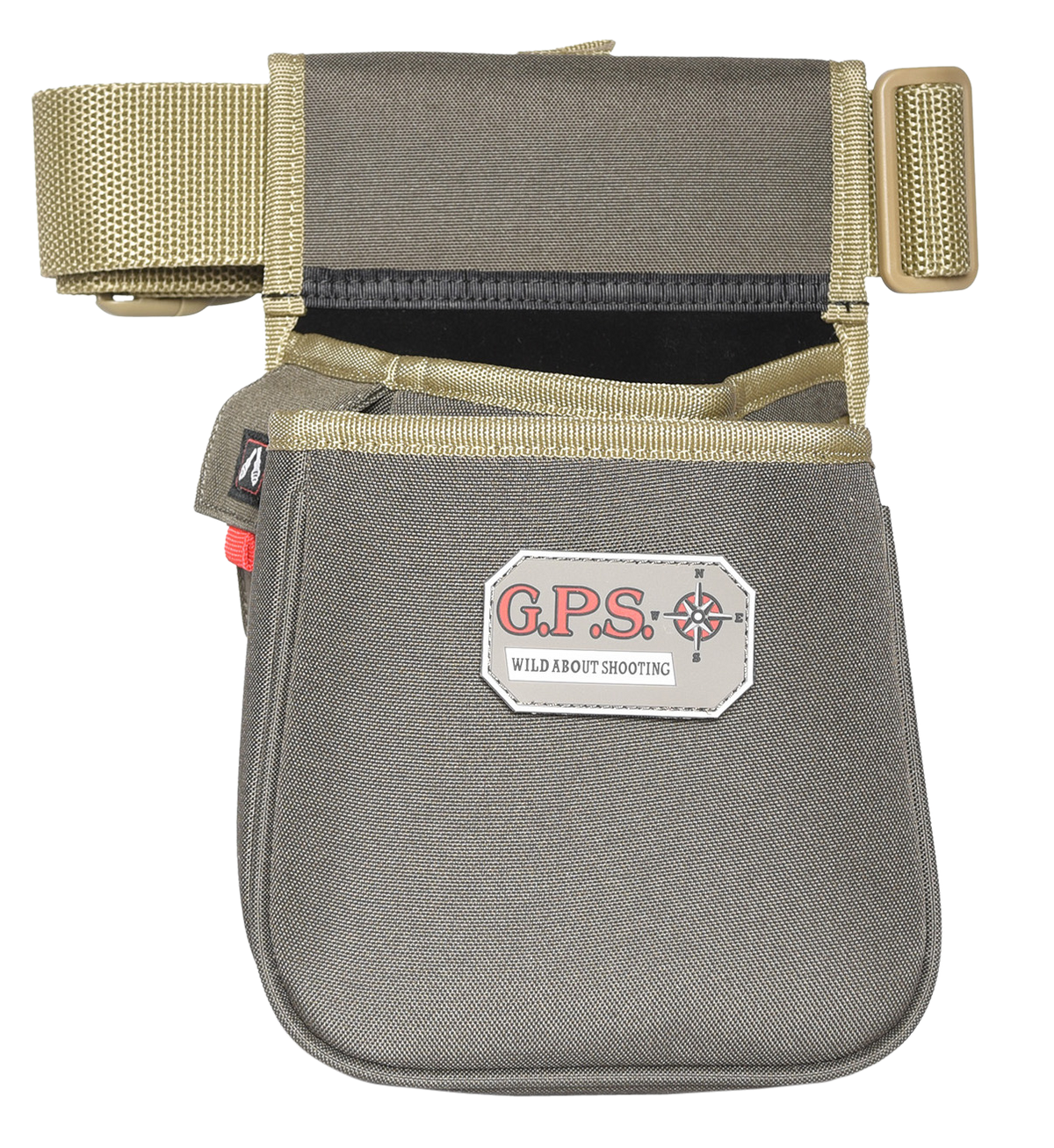 G*Outdoors 960CSPRK Contour Double Shotshell Pouch 600D Polyester 30-52" Belt