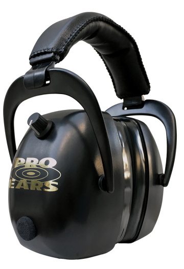Pro Ears Gold II 30 Electronic Muff 30 dB Over the Head Black/Gold