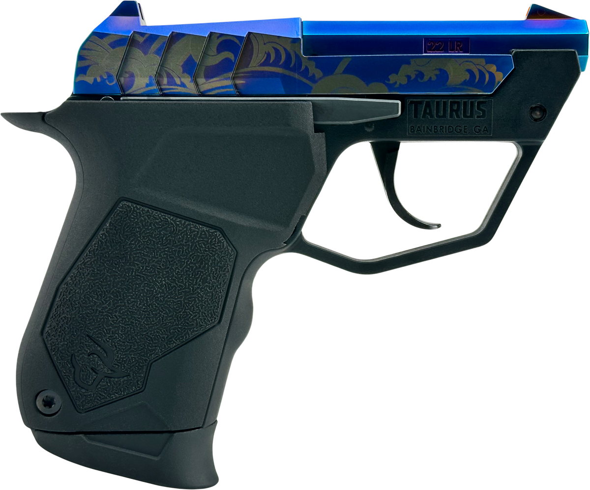 Taurus 22TUC 22 LR 2.50" 9+1 Semi-Auto Pistol - PVD Blue