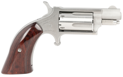 NAA 22MSGBG Mini-Revolver 22 WMR 1.13" 5rd Stainless Steel, Wood Boot Grip