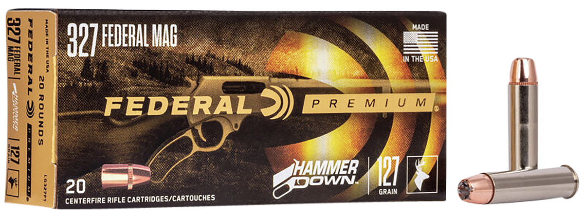 Federal Premium HammerDown 327 Federal Mag 127gr Bonded Hollow Point 20rd - Box or Case