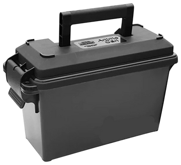 MTM Case-Gard AC30T40 Ammo Can Tall 30 Cal Black Polypropylene