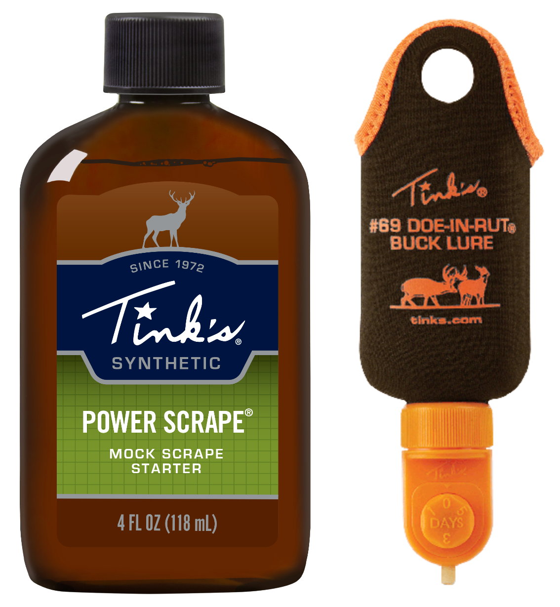 Tinks Power Scrape Dial-A-Dripper Combo Deer Attractant Mock Scrape Starter Scent 4 oz