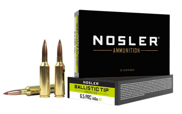 Nosler Ballistic Tip 6.5 PRC 140gr Spitzer Boat Tail - Box or Case