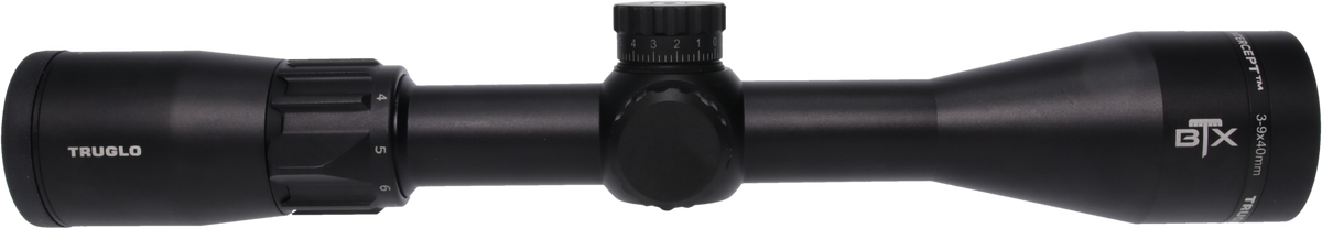 TruGlo Intercept 3-9x 40mm Rifle Scope - Illuminated Duplex Reticle Matte Black