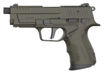 Retay USA RXP 22 LR 4" Threaded 10+1 DA/SA Pistol - OD Green Cerakote Optic Ready