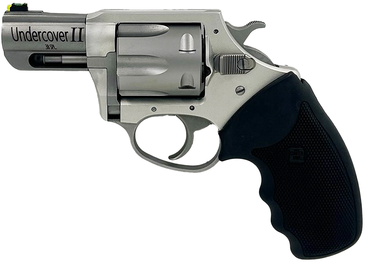 Charter Arms Undercover II 38 Special 2.2" 6-Shot SAO Revolver - Large Frame, Matte Stainless