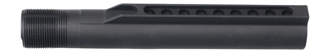 KAK Industry A5 Style Buffer Tube 9-Position AR-15 - Black Hard Coat Anodized